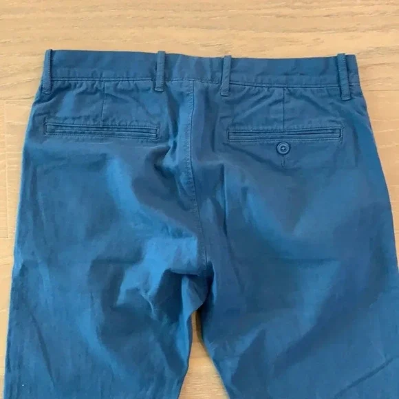 J Crew Men’s Blue Khaki Pants Golf Preppy Nice Dress Business Casual Size 30 - Picture 6 of 8